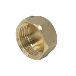BRBC-D Thread ½" Blanking Cap Brass