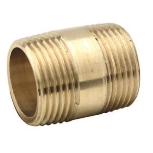BRBN-D ½" Brass Barrel Nipple