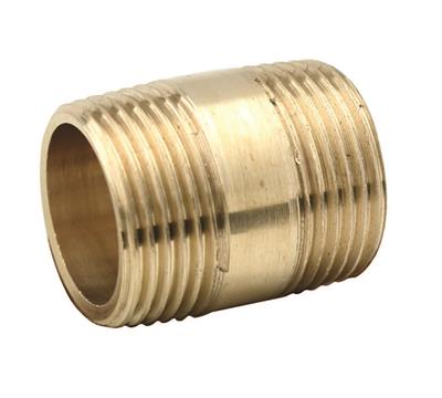 BRBN-D ½" Brass Barrel Nipple