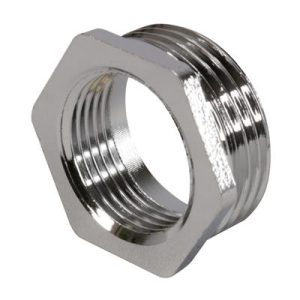 BRBUSHCP-ED THREAD ¾" x ½" Chrome Brass Bush