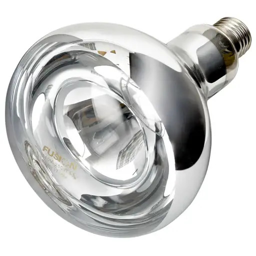 Fusion 250W ES Infrared R125 Hard Glass Lamp Clear