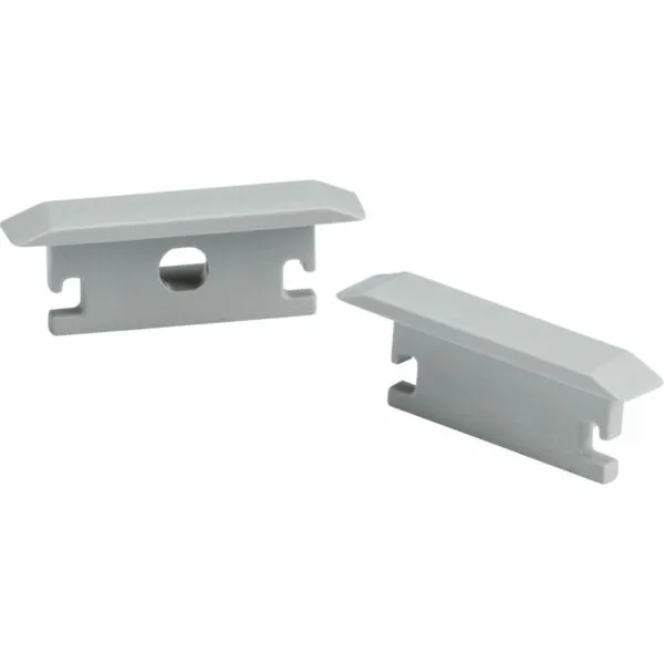 Aluminium Floor Recessed Profile End Caps