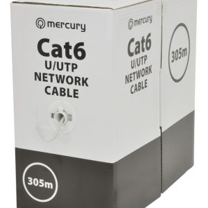 Economy Cat6 U/UTP Network Cable Grey 305m
