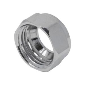 Compression Chrome Plated Nuts 22mm