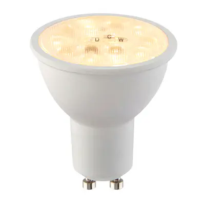 Saxby 110974 GU10 CCT 7W | 600LM | 86LM/W | 2700K/4000K/6000K | 60 Beam Angle