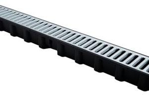 Channel Drain 110mm Low Profile 1m X 78mm X 114mm