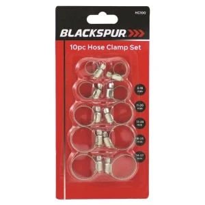 Blackspur Hose Clamp Set 10pc