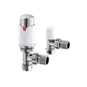 TRV03AG 15mm Angle Classic Thermostatic Valve CP