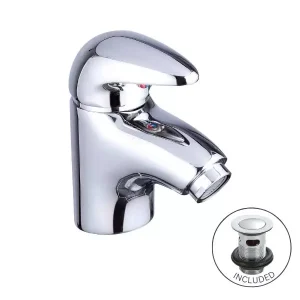 Compact Cloakroom Lever Mono Basin c/w Click Clack Waste