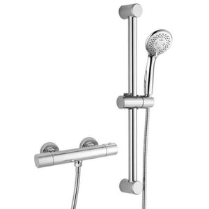 TMV2 Cool Touch Thermo Bar Shower Valve C/w Flexible Slide Rail Kit