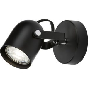 CSPT1BK 230V GU10 Single Spotlight - Matt Black