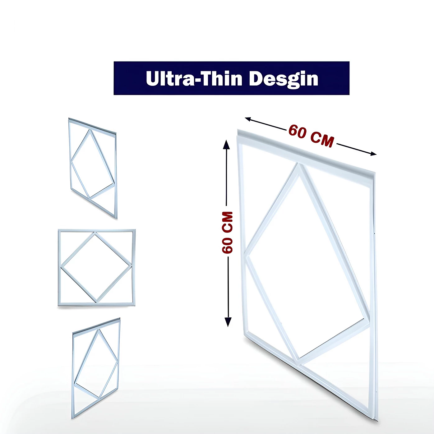 LED Panel light 72W Diamond 600x600mm 6500k