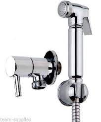 Shattaf Douche With Oval Manual Isolating Valve Chrome