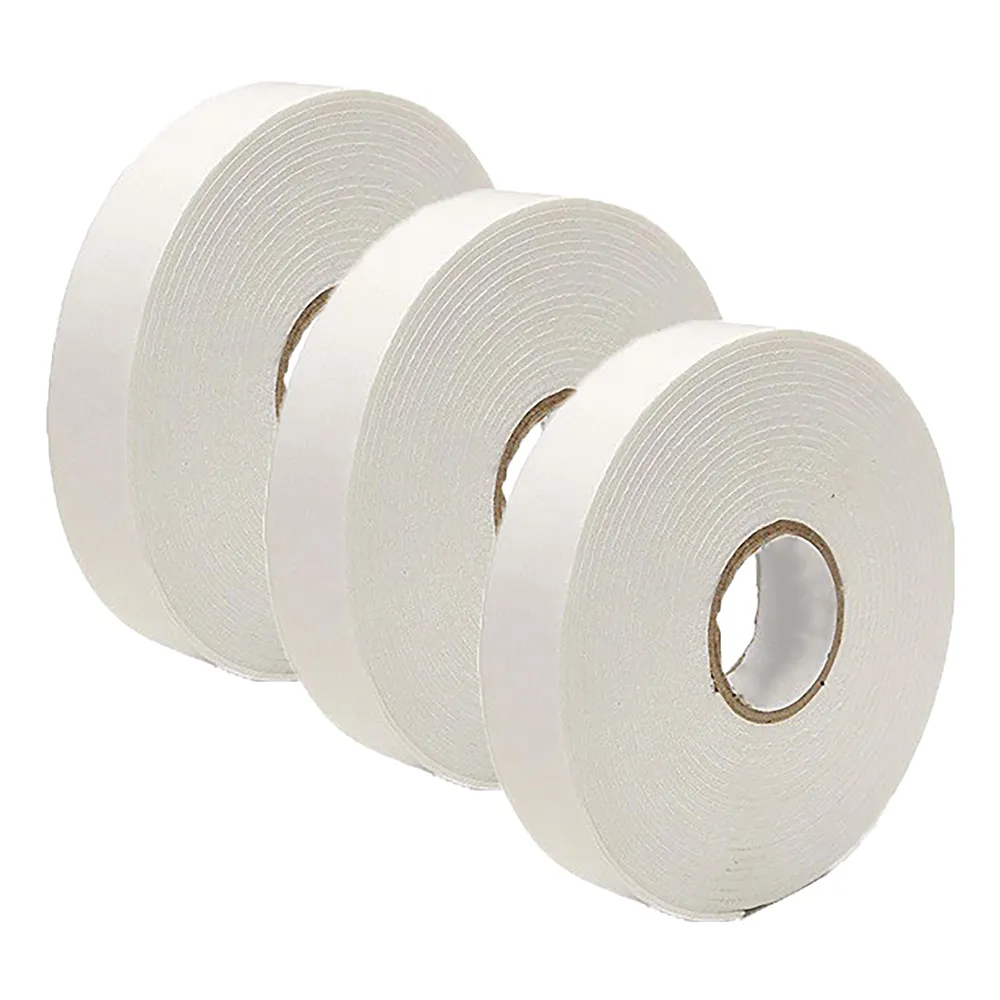 Dekton Double Sided Mounting Tape White 2m x 18mm Pack of 3