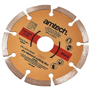 Amtech 115mm 4½" Diamond Cutting Disc