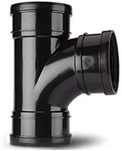 110mm Soil Push Fit Triple Socket 90° Tee