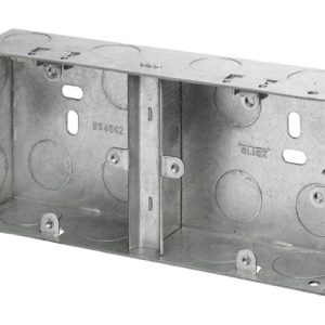 Dual Metal Back Box 35mm