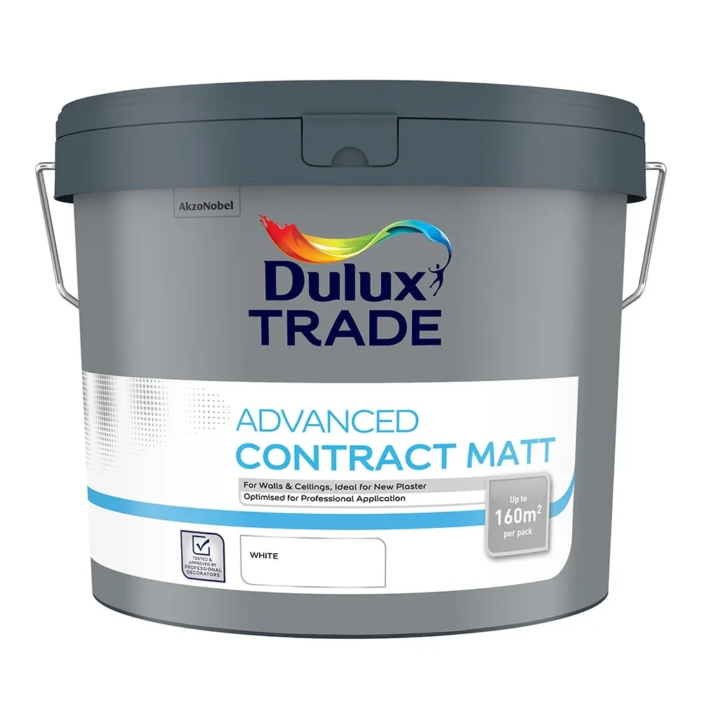 Dulux Trade Advance Contract Matt White 7.5L