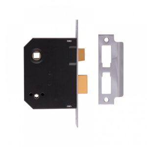 Mortice Bathroom Lock Polished Brass 76mm