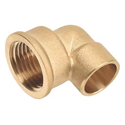 Endfeed 15mm x ½" Elbow Female Iron