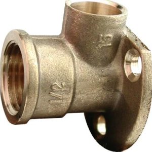 Endfeed 15mm X ½" Wall Plate Elbow