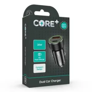 CORE+ PD Dual Car Charger 20W