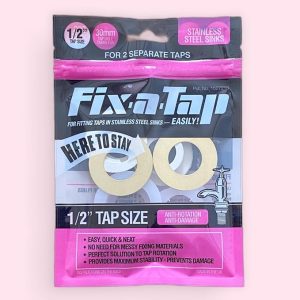 Essex Pink Fix-a-Tap Tap Fitting Kit for ½" Pillar Taps or Sink Mixer - for Stainless