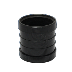 110mm Push Fit Soil Slip Coupling Black