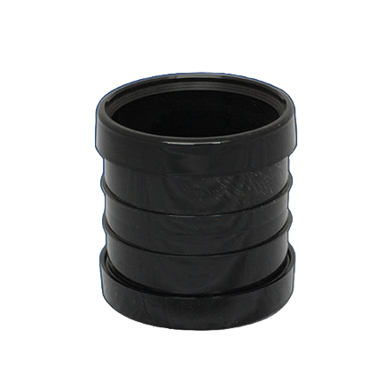 110mm Push Fit Soil Slip Coupling Black