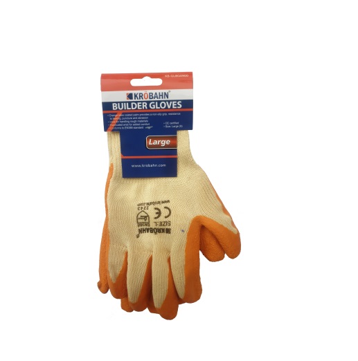 KB-GLBG0900 Krobhan Builder Gloves - Large Pair