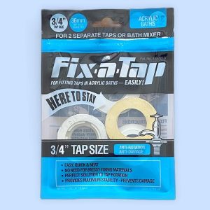Essex Blue Fix-a-Tap Tap Fitting Kit for ¾" Taps or Bath Mixer - for Acrylic Baths.