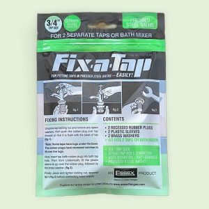 Essex Green Fix-a-Tap Tap Fitting Kit for ¾" Taps or Bath Mixer - for Pressed Steel