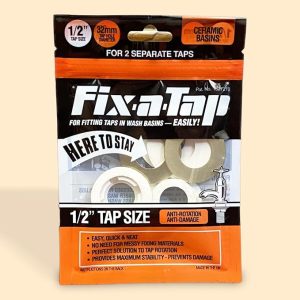 Essex Orange Fix-a-Tap Tap Fitting Kit for ½" Taps - for Ceramic Wash Hand Basin.