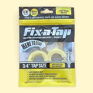 Essex Yellow Fix-a-Tap Tap Fitting Kit for ¾" Taps or Bath Mixer - for Cast Iron