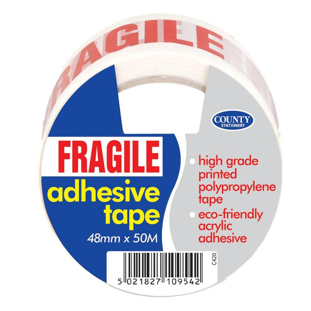 C420 County Adhesive Tape Printed Fragile