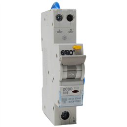 DCBOGRB16 Garo RCBO DP Type B 16A 30mA