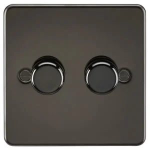 2G 2-Way 10-200W (5-150W LED) Intelligent Dimmer - Gunmetal