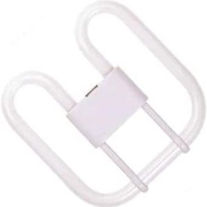 CLC28W4PIN Crompton Lamps CFL 2D 28W GR10q Dimmable 3500K White Frosted 2050lm 4-Pin