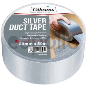 Gibsons Duct Tape Silver 48mm X 50m