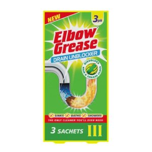 EG46 Elbow Grease Drain Unblocker Sachets 3 x 25g - [ON5-EG46]