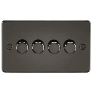 4G 2-Way 10-200W (5-150W LED) Intelligent Dimmer - Gunmetal
