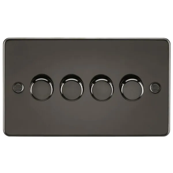 4G 2-Way 10-200W (5-150W LED) Intelligent Dimmer - Gunmetal