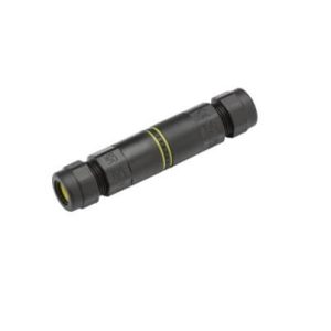 JB0013 IP68 24A Weatherproof Inline Connector With Lever Terminals (3 Pole)