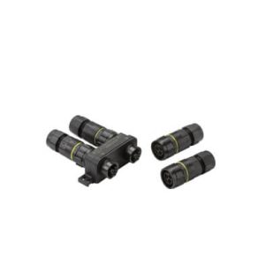 JB0018 IP68 24A 1 Inlet to 3 Outlets Plug and Socket Type Weatherproof Hub