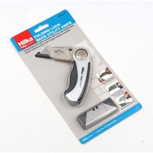 Push Button Folding Lock Back Knife