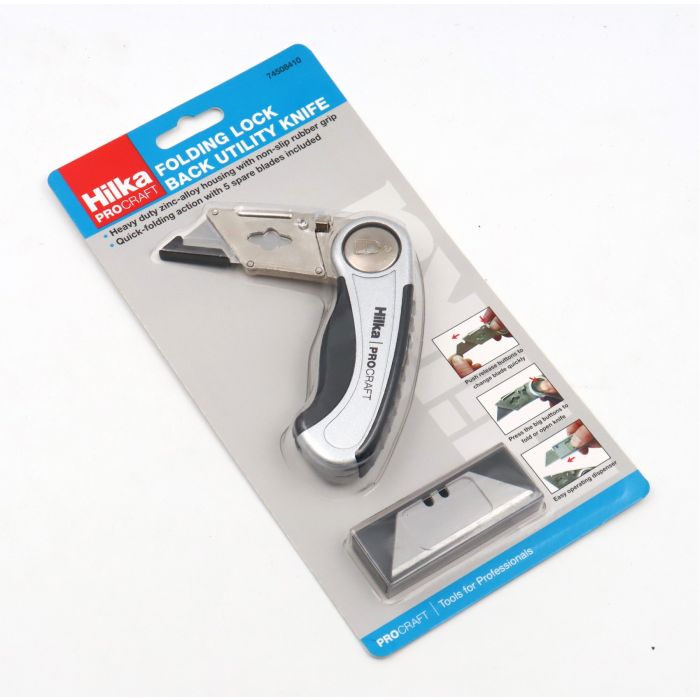 Push Button Folding Lock Back Knife
