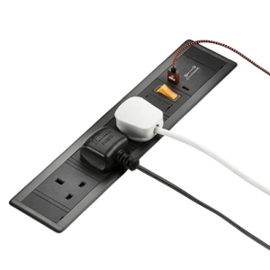 13A 3G Recess Mount Power Station With Dual USB A + C (FASTCHARGE)
