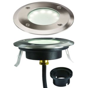 Knightsbridge LEDM08W1 230V IP65 1.7W LED Ground/ Deck Light - 4000K