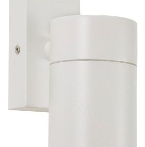 ZN-37940-WHT-65 - Zink Leto IP65 Fixed Up Or Down GU10 Wall Light White