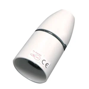 LG9488 White Short Skirt Bayonet Fitting T2 Pendant Lampholder